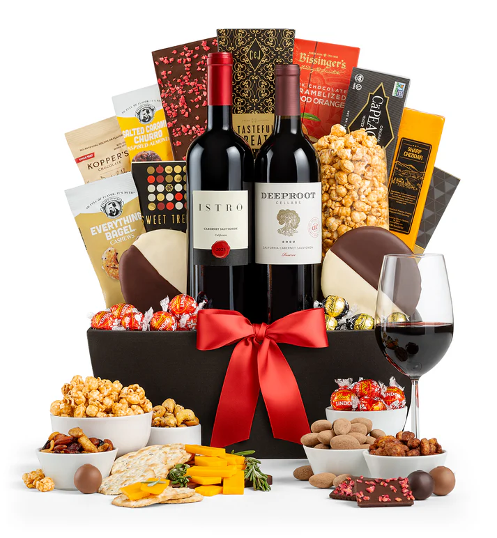 6603_2025 Wine gift basket - Image 1